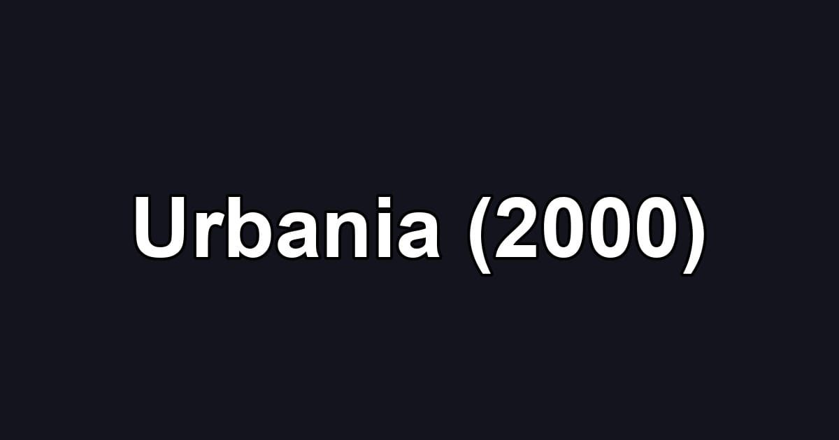 Urbania (2000)