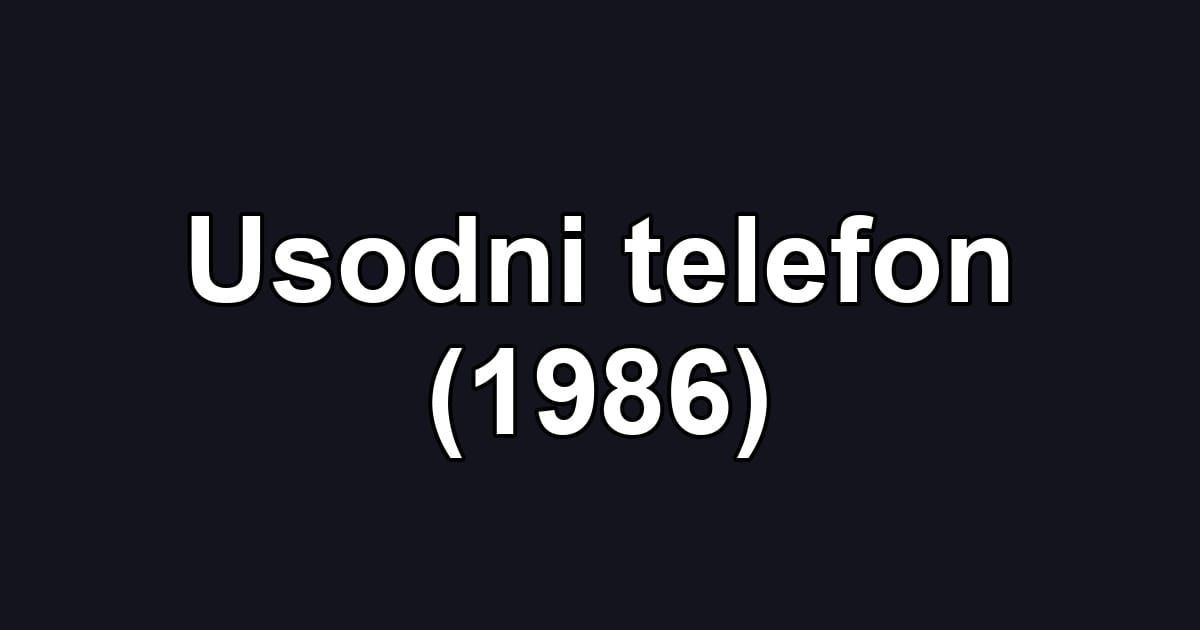 Usodni telefon (1986)
