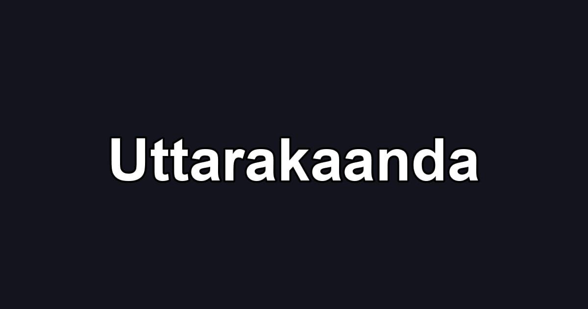 Uttarakaanda