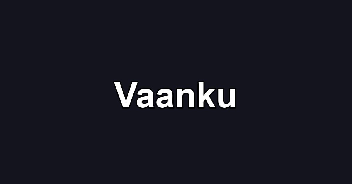 Vaanku