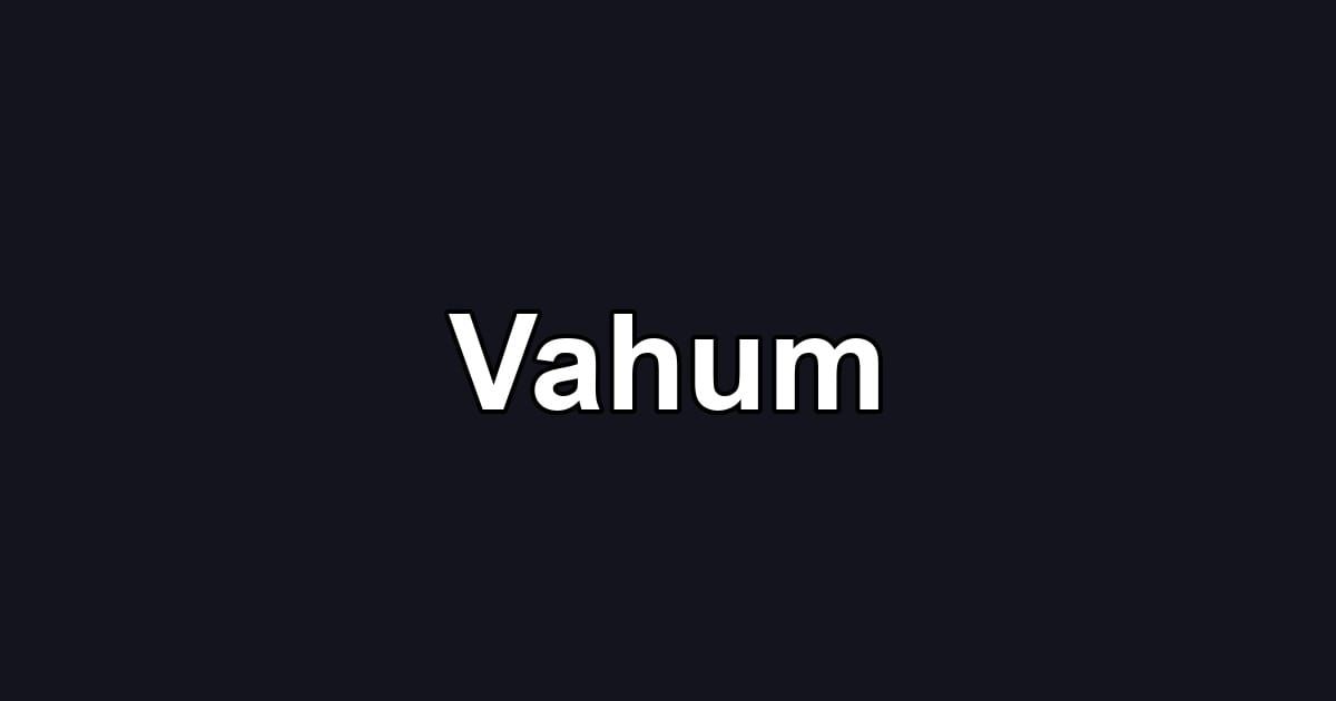 Vahum