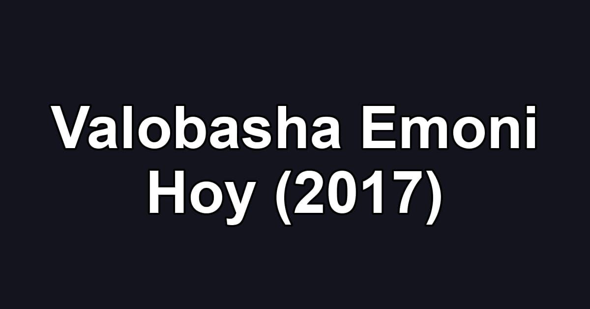 Valobasha Emoni Hoy (2017)