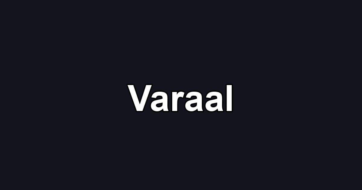 Varaal