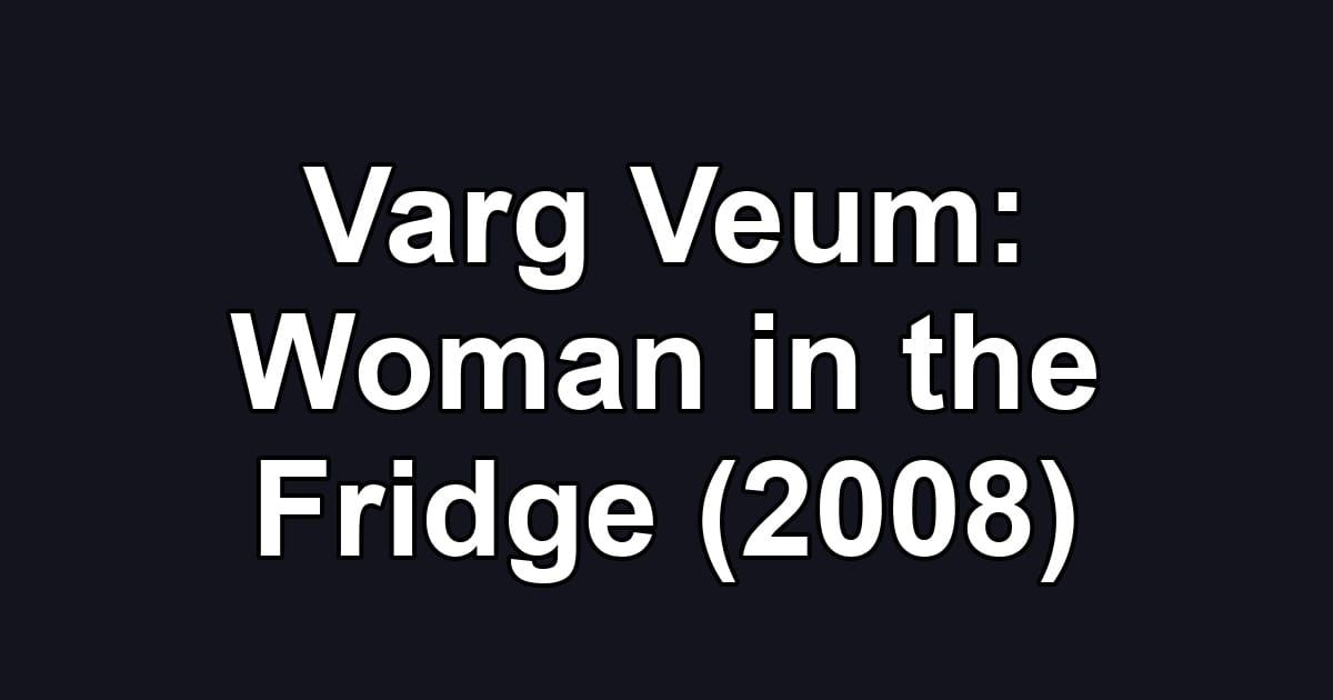 Varg Veum: Woman in the Fridge (2008)