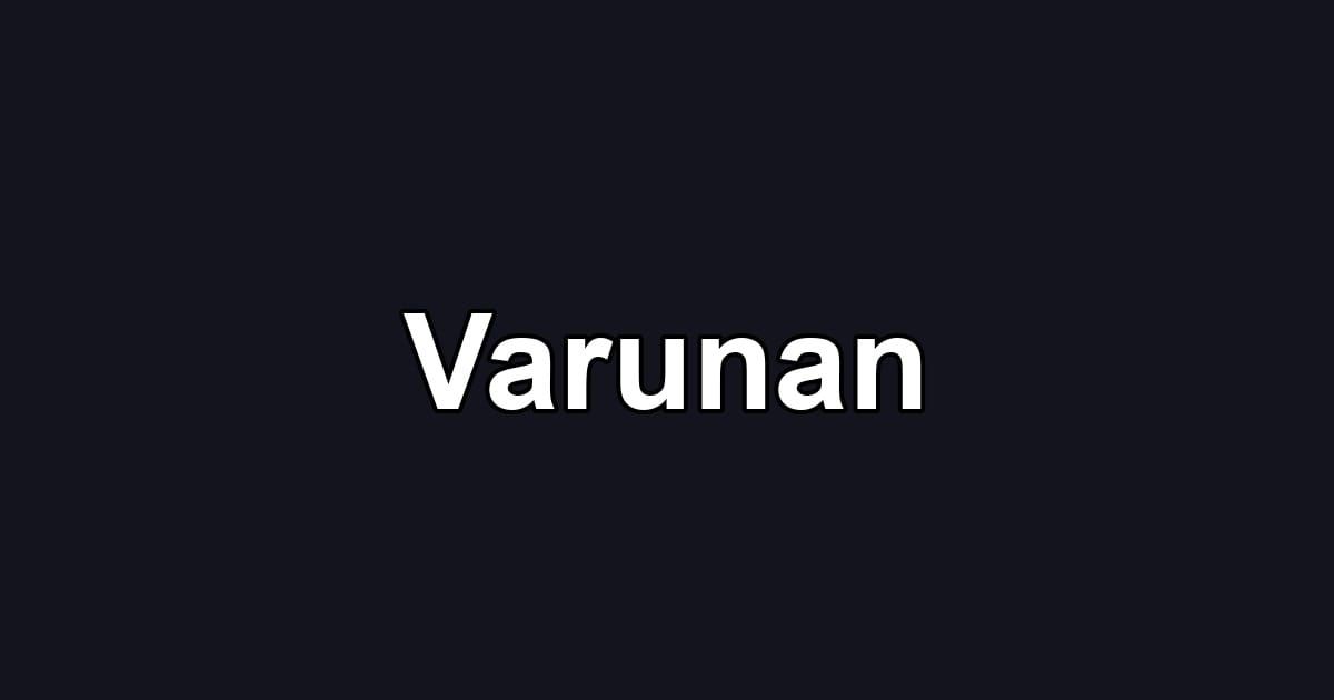 Varunan
