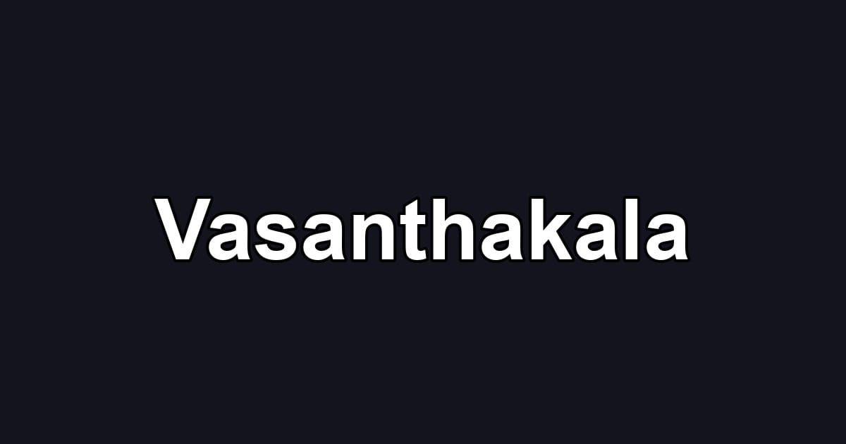 Vasanthakala