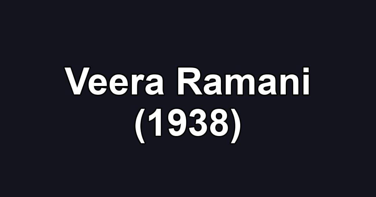 Veera Ramani (1938)