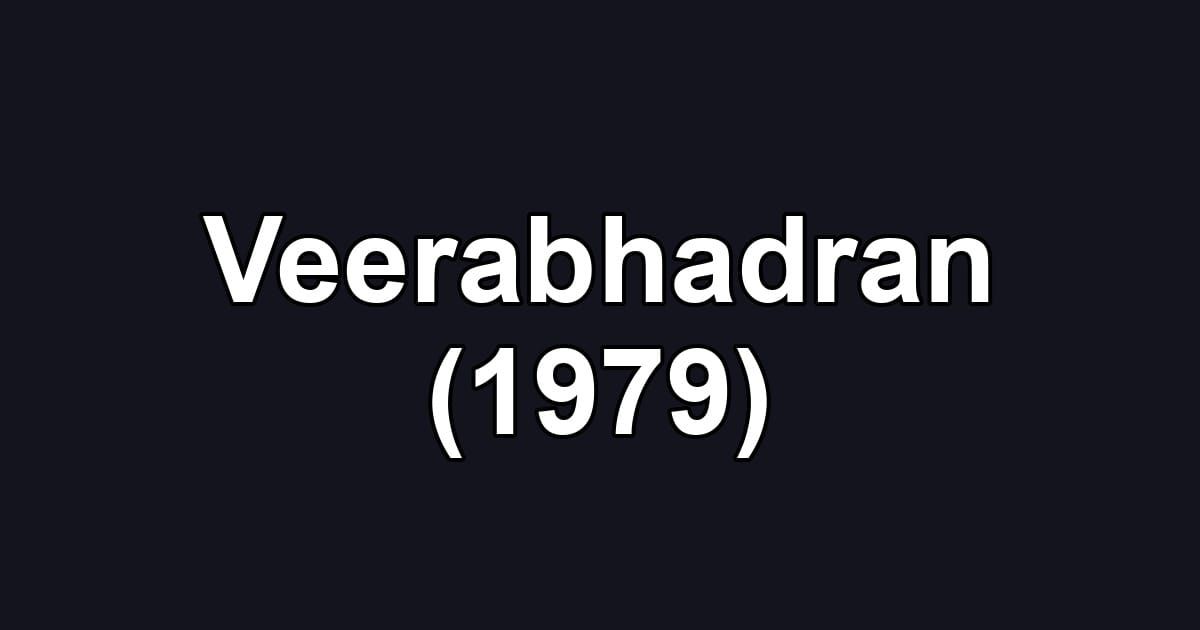 Veerabhadran (1979)
