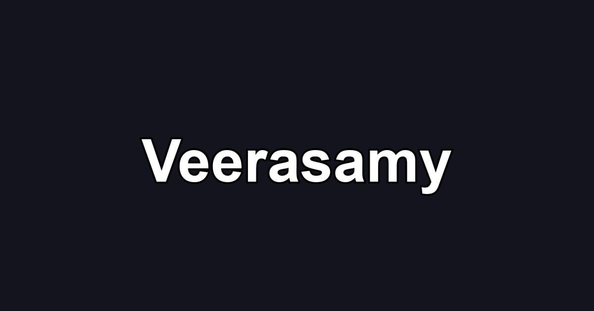 Veerasamy