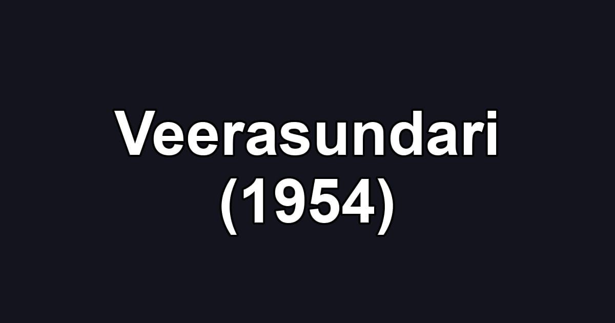 Veerasundari (1954)