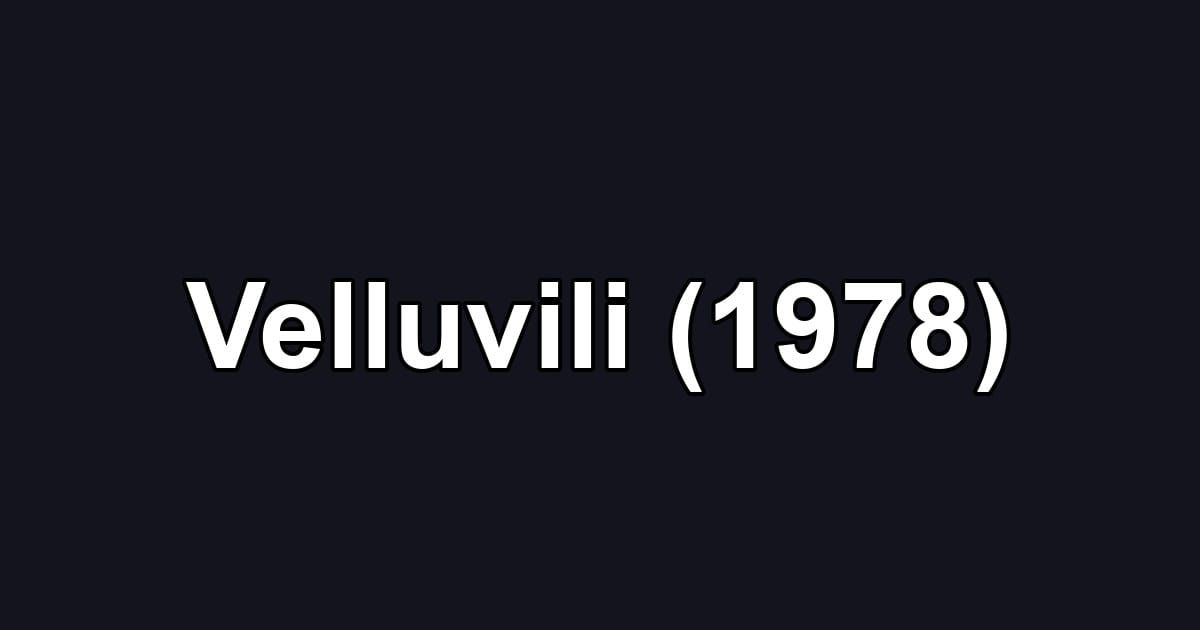 Velluvili (1978)