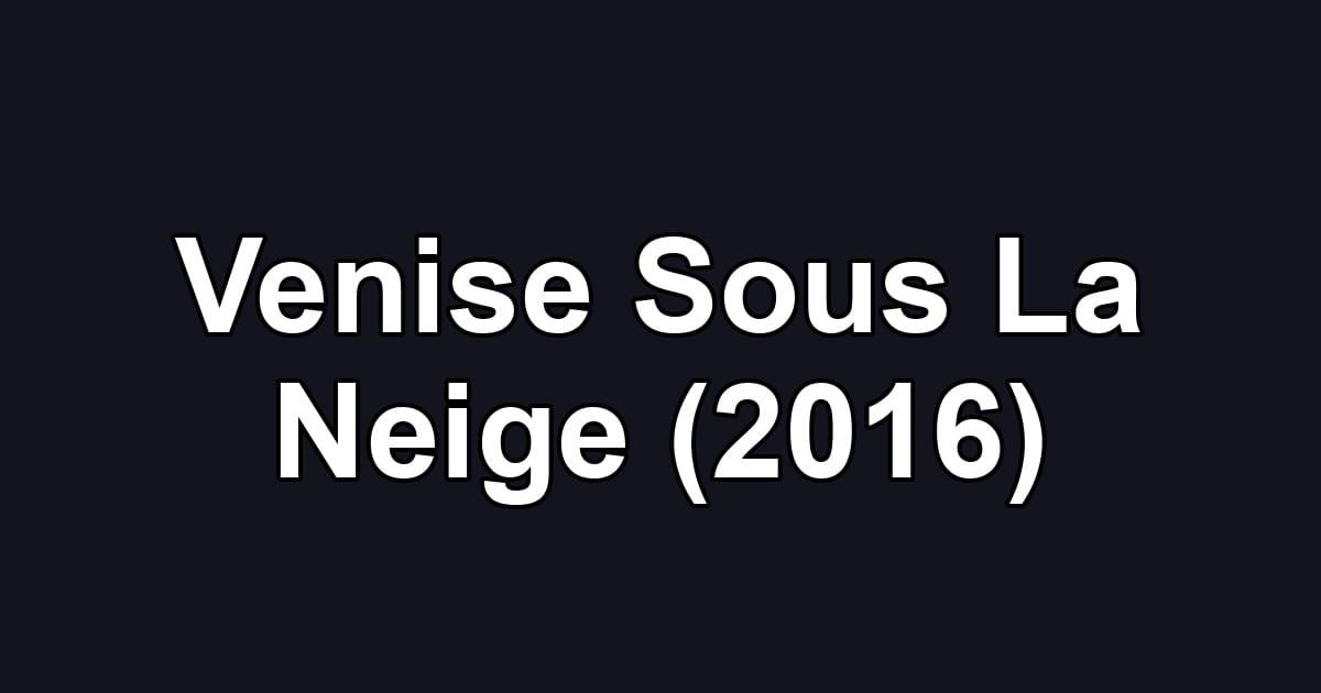 Venise Sous La Neige (2016)