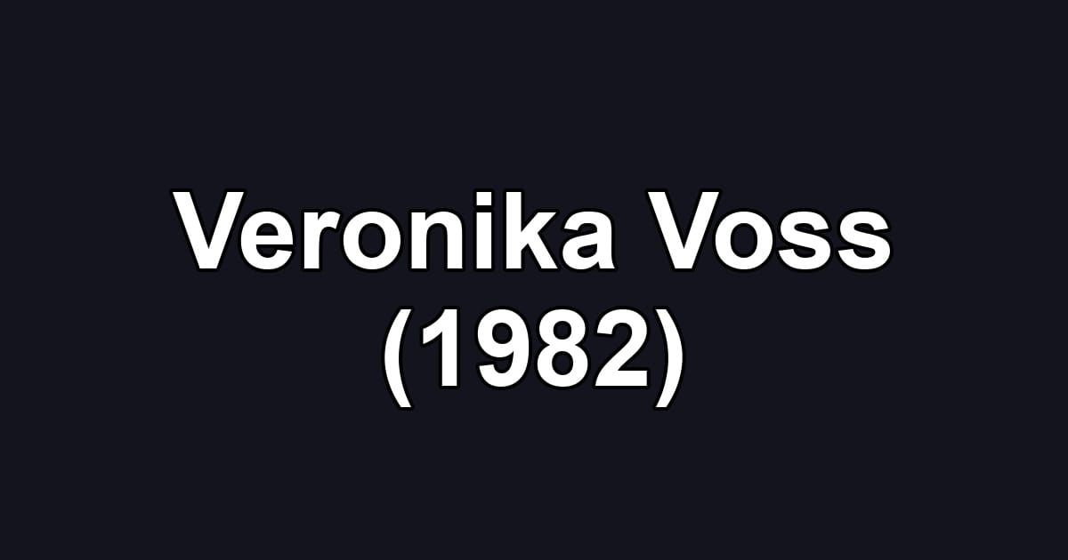 Veronika Voss (1982)