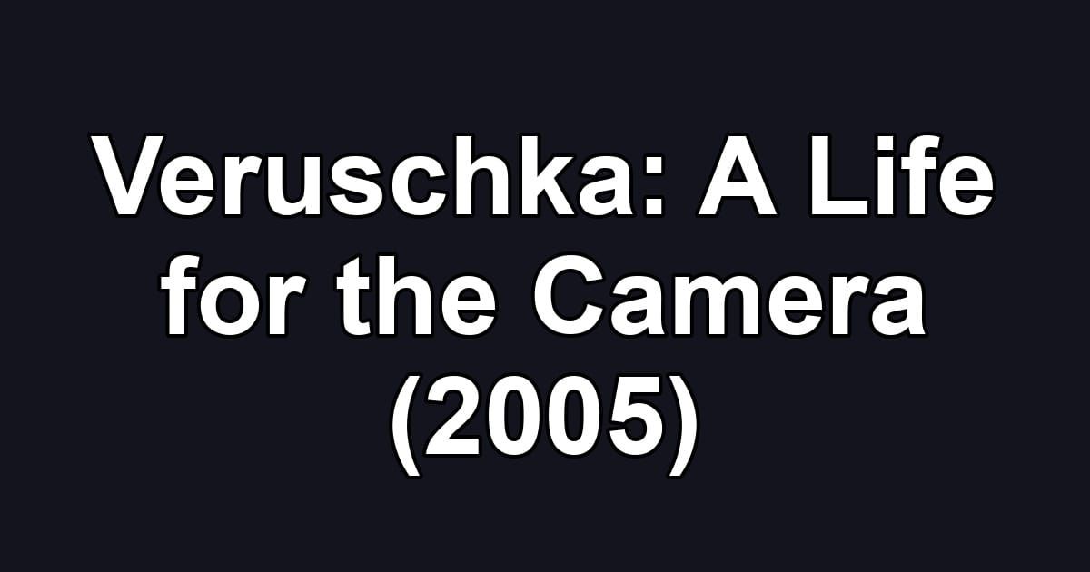Veruschka: A Life for the Camera (2005)