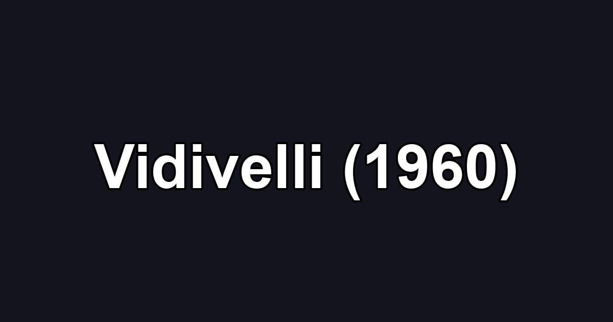 Vidivelli (1960)
