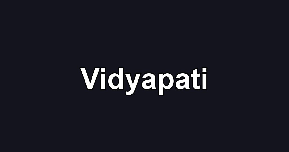 Vidyapati