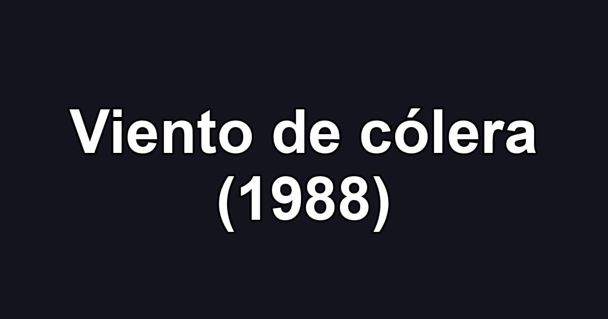 Viento de cólera (1988)