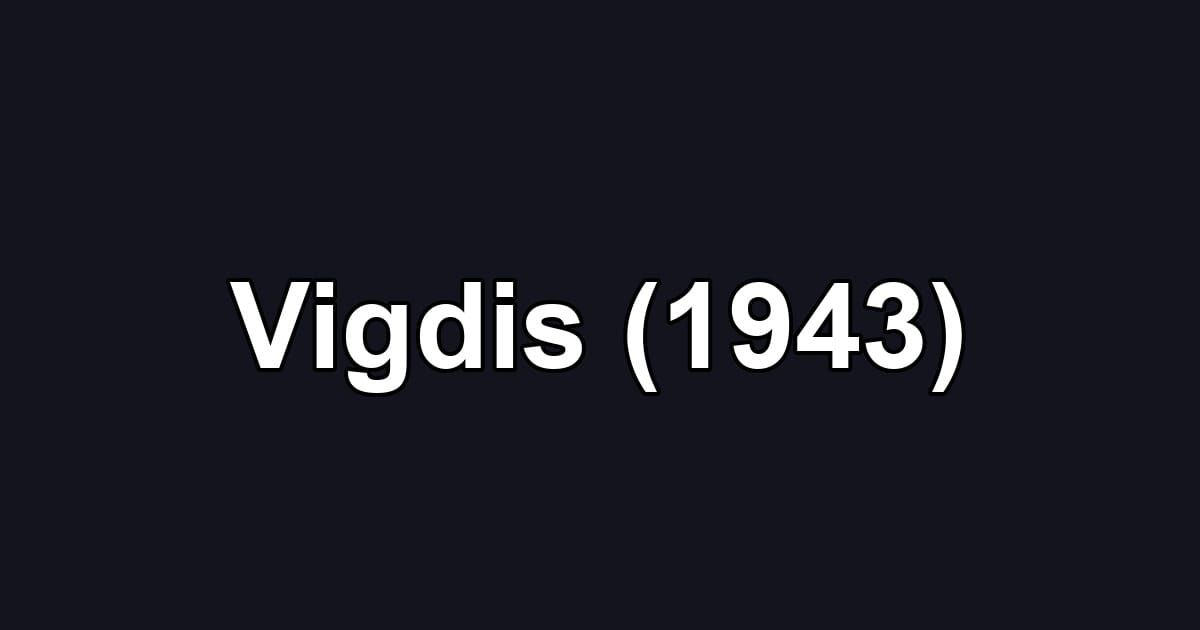 Vigdis (1943)