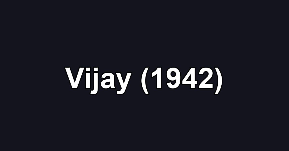 Vijay (1942)