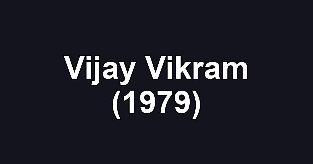 Vijay Vikram (1979)