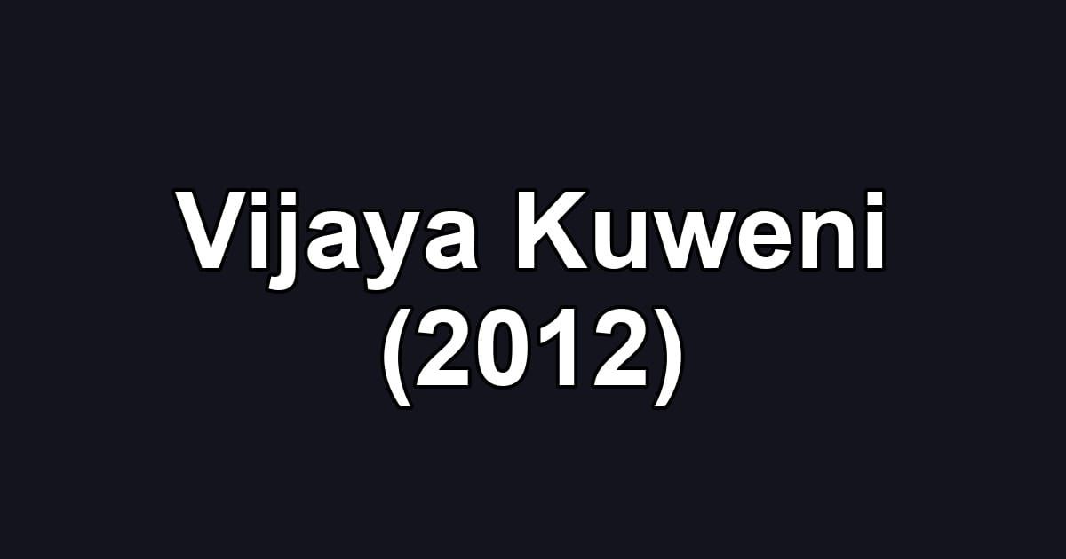 Vijaya Kuweni (2012)