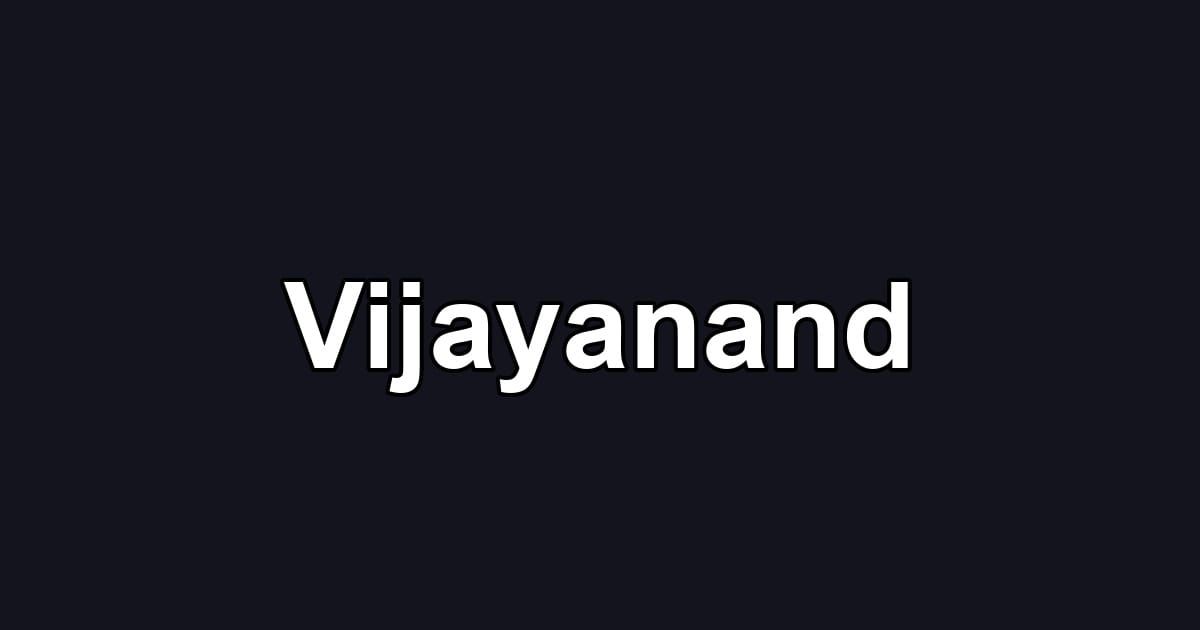 Vijayanand