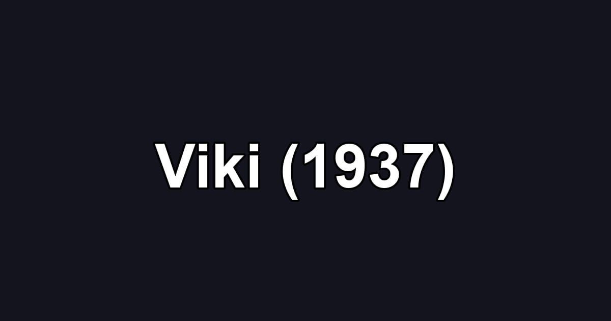 Viki (1937)
