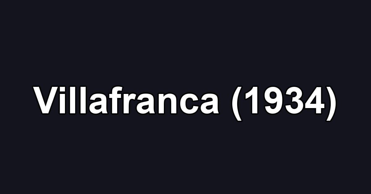 Villafranca (1934)
