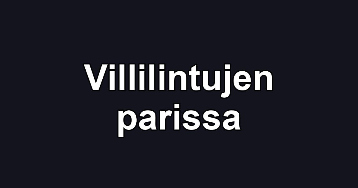 Villilintujen parissa