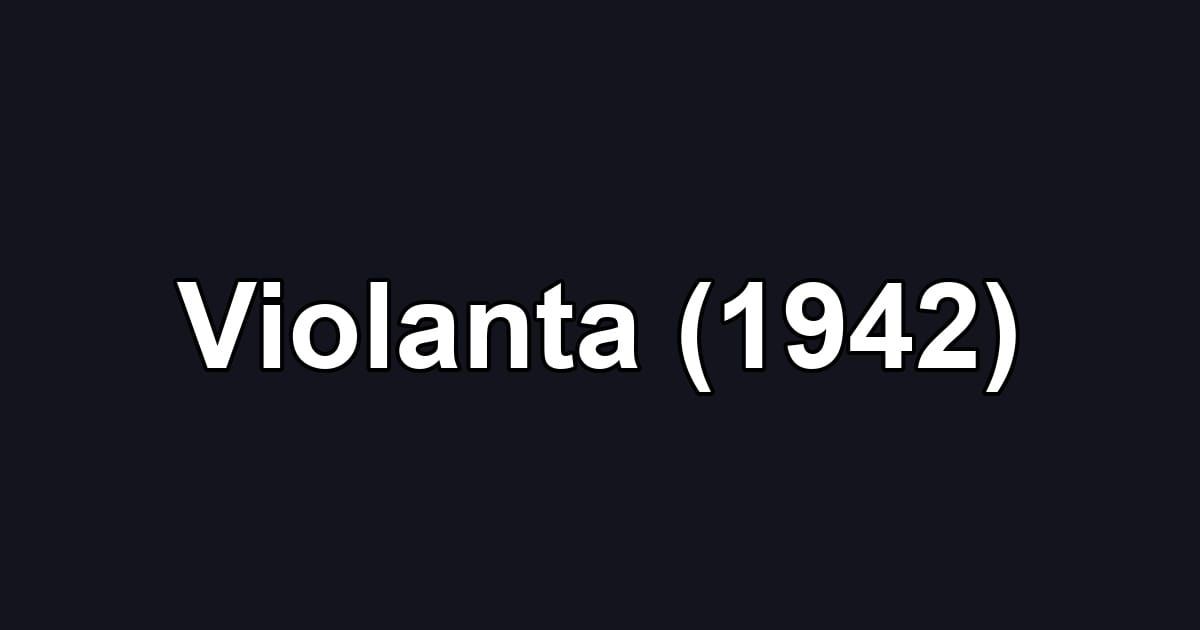 Violanta (1942)