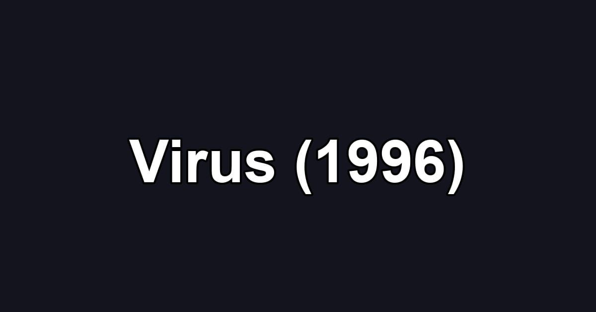 Virus (1996)