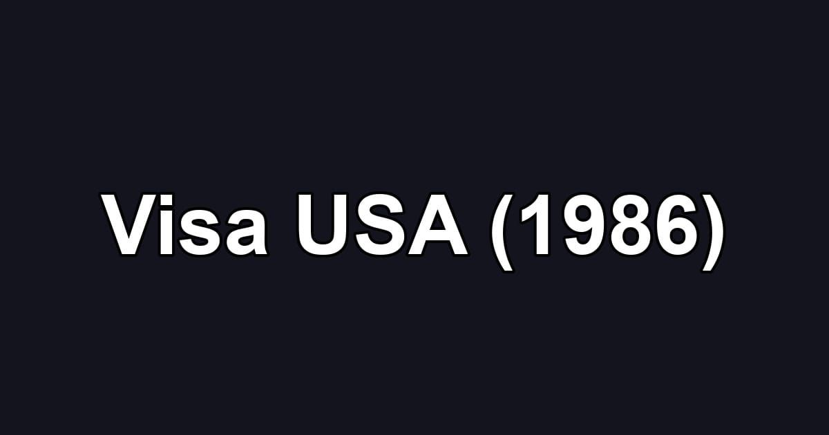 Visa USA (1986)