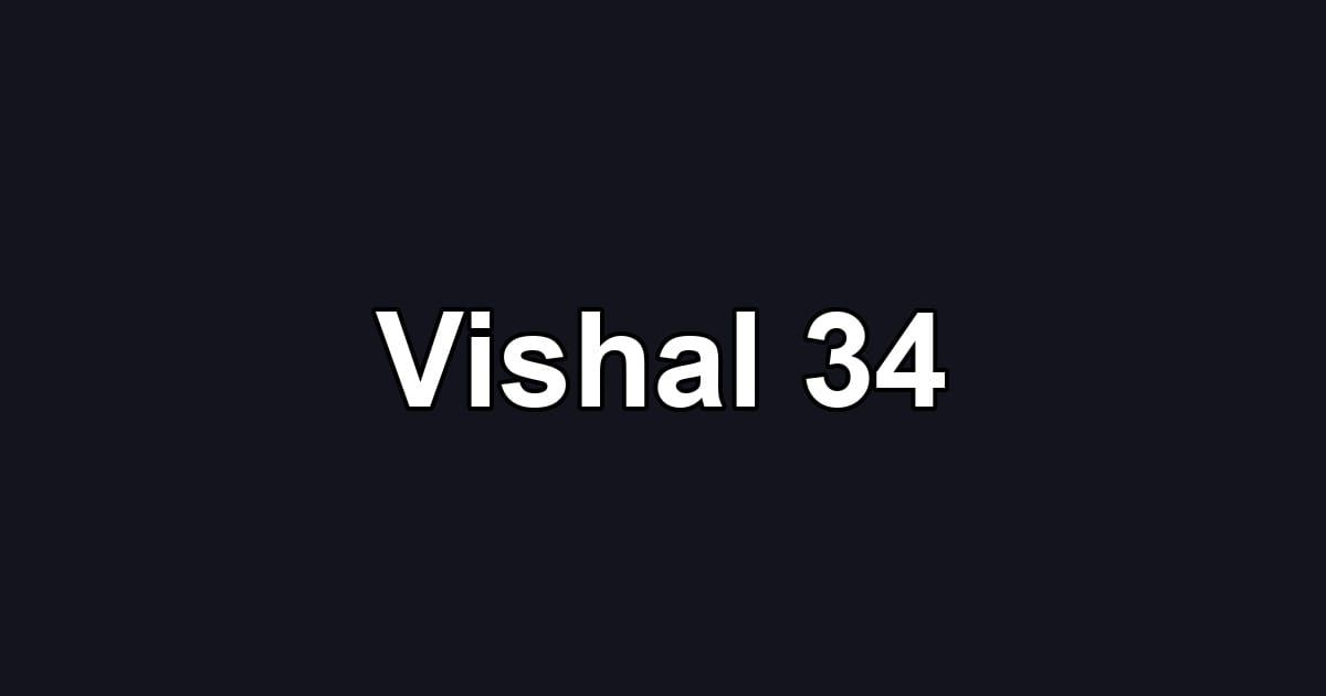 Vishal 34