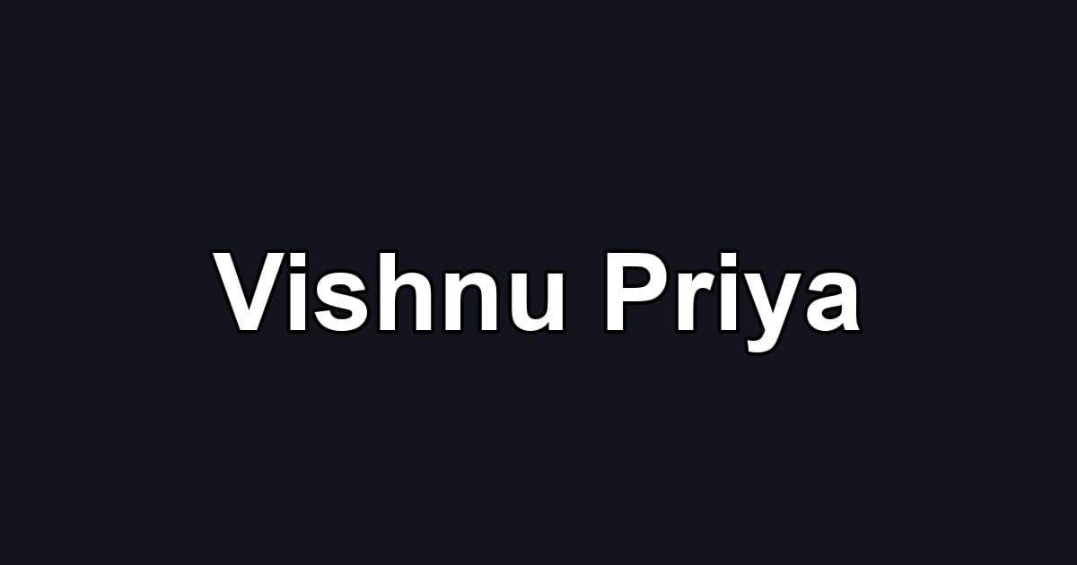 Vishnu Priya