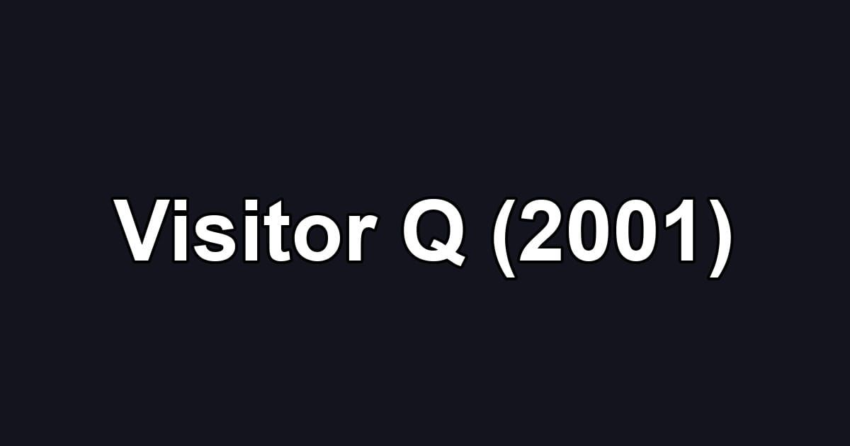 Visitor Q (2001)