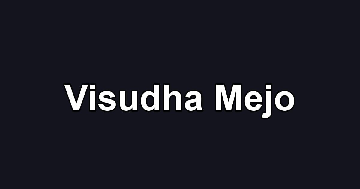 Visudha Mejo