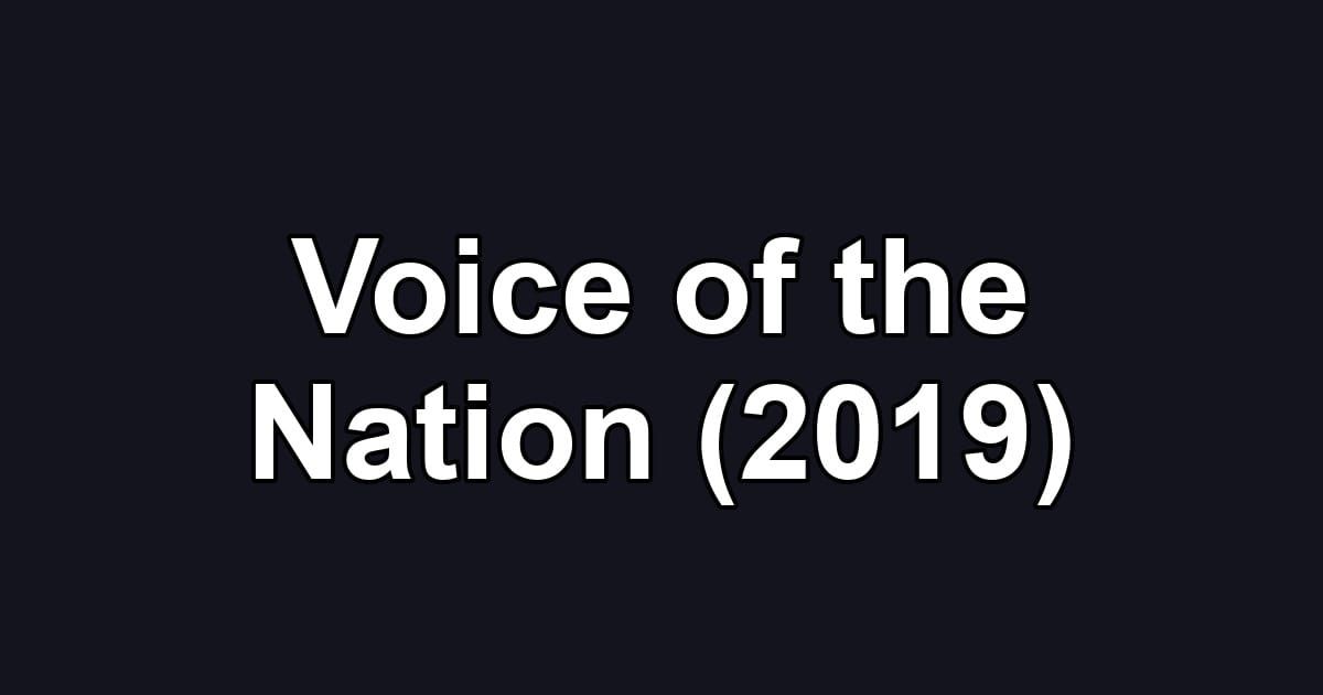 Voice of the Nation (2019)
