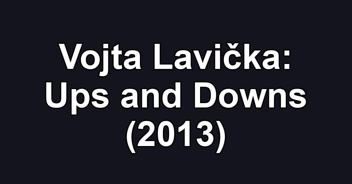 Vojta Lavička: Ups and Downs (2013)