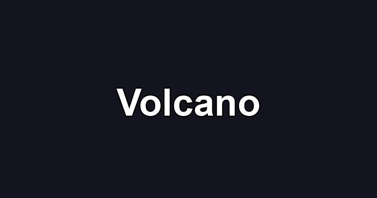 Volcano