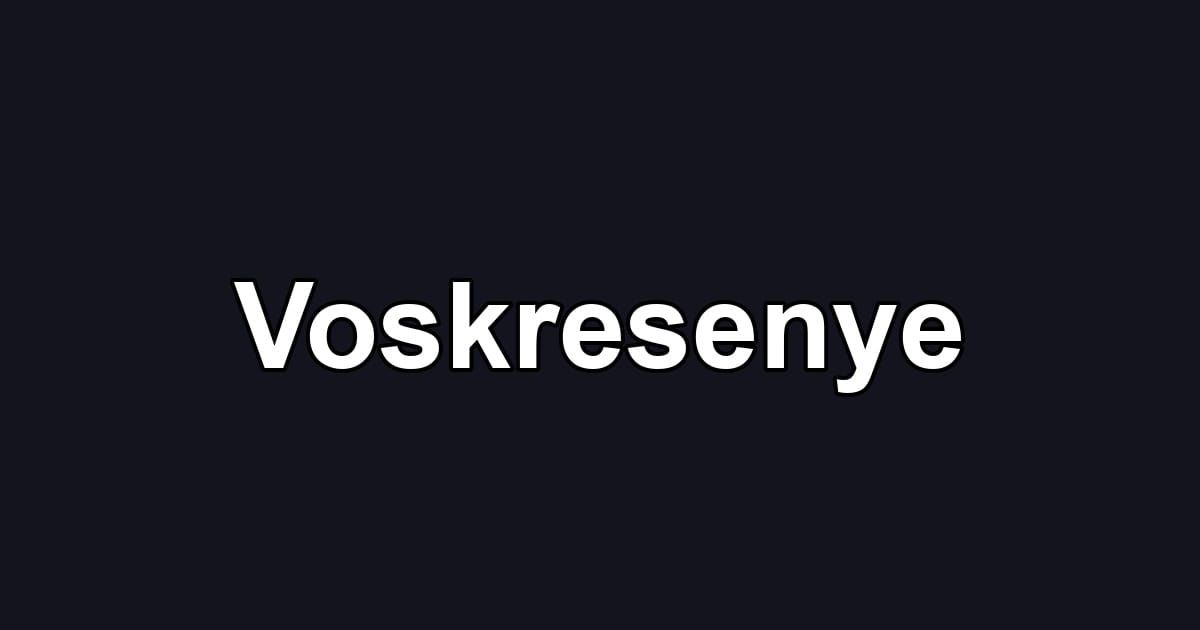 Voskresenye