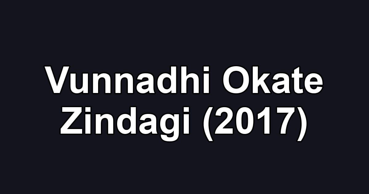 Vunnadhi Okate Zindagi (2017)
