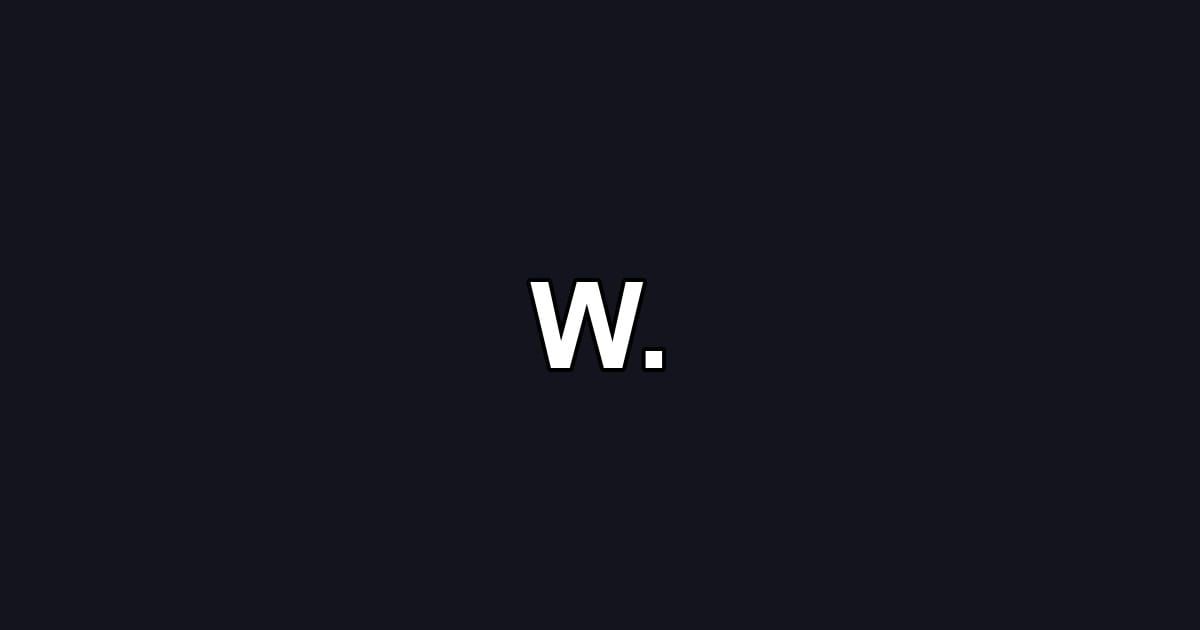 W.