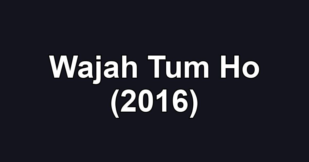Wajah Tum Ho (2016)