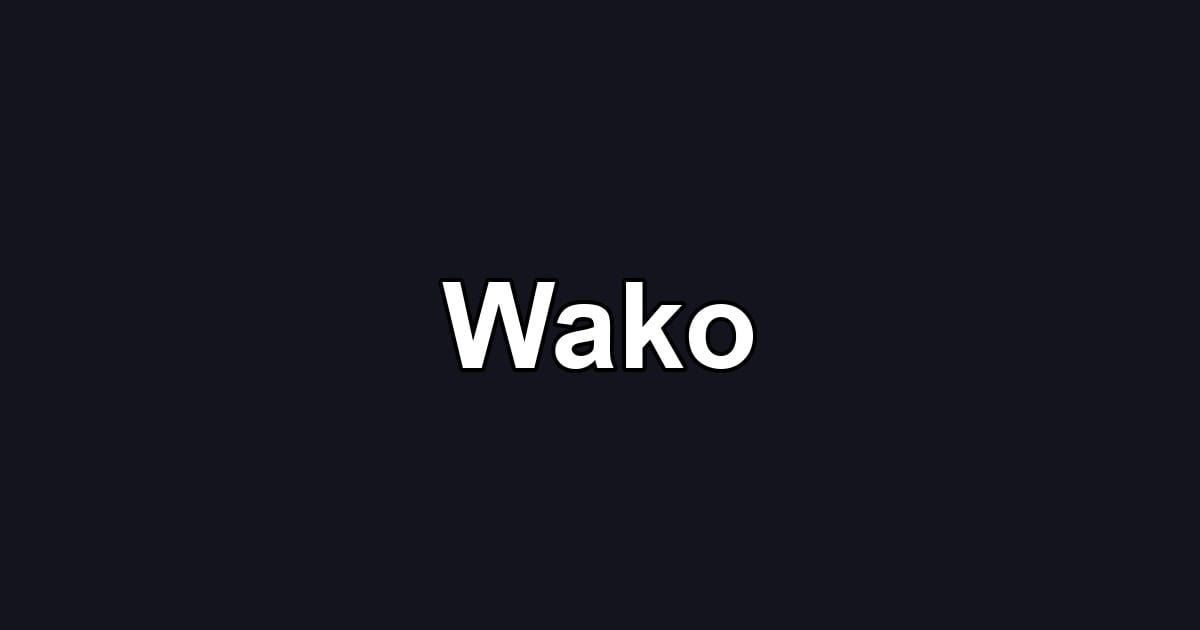Wako