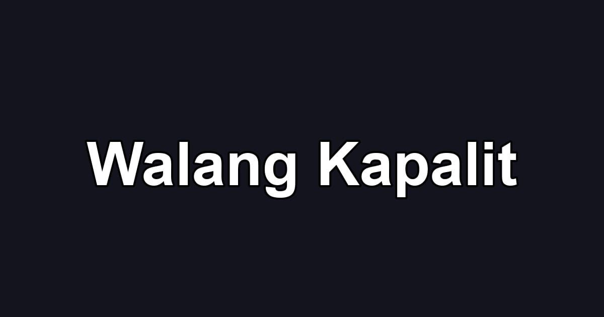 Walang Kapalit