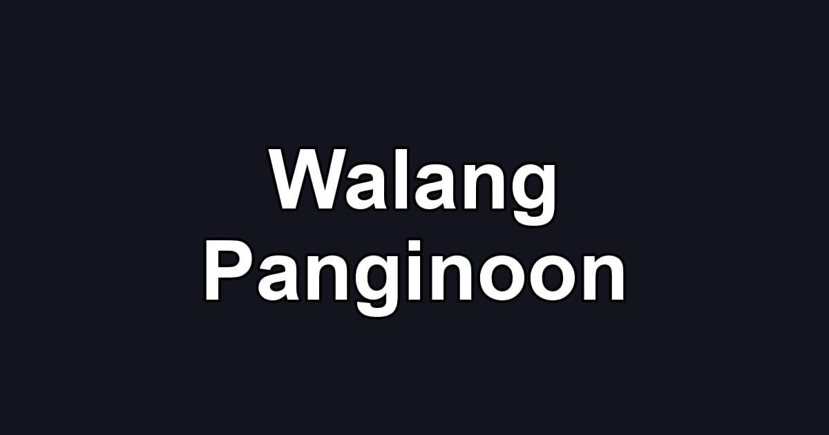 Walang Panginoon