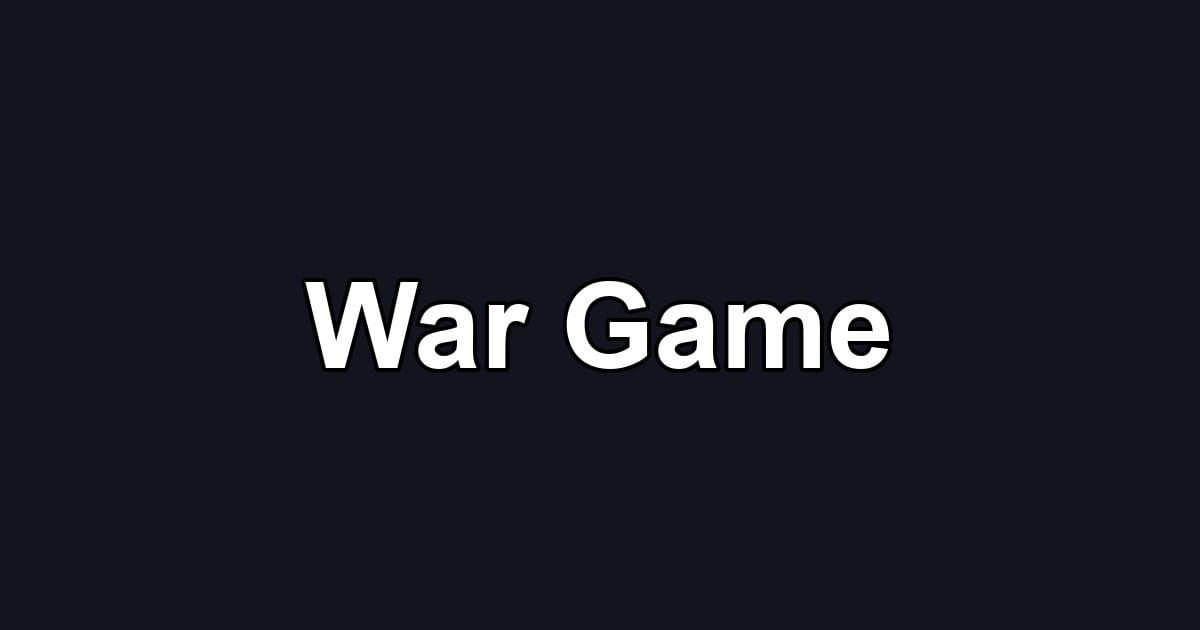 War Game