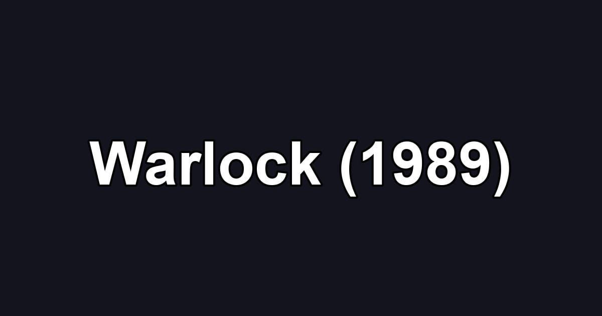 Warlock (1989)