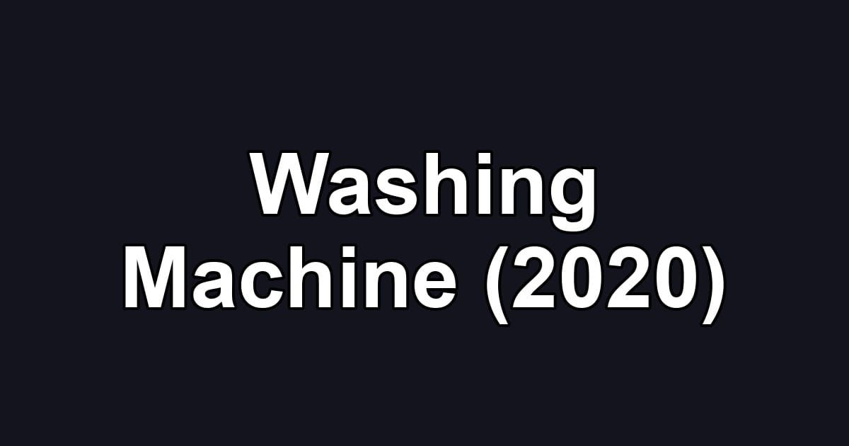 Washing Machine (2020)