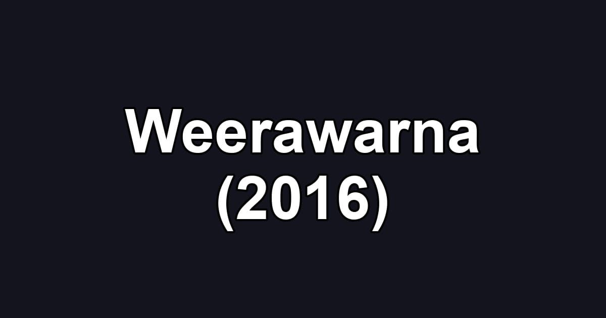 Weerawarna (2016)